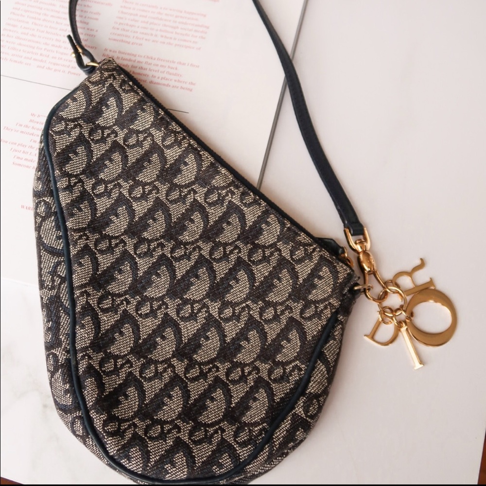 SOLD Christian Dior Mini Trotter Saddle Bag - Picture 4 of 7